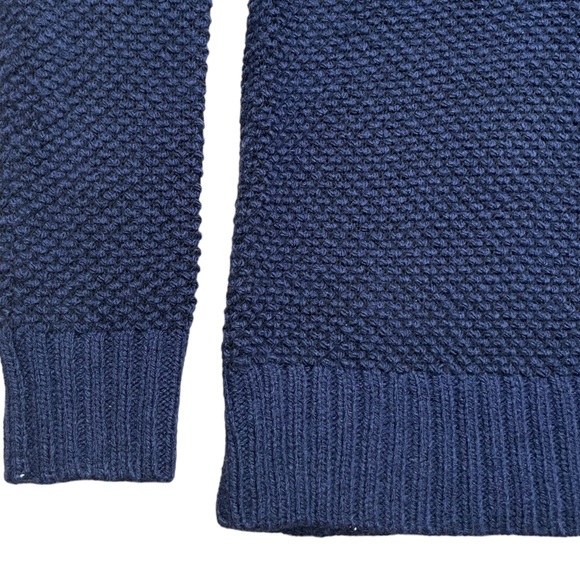 Merona Women’s Sweater Wool Blend Navy Blue Size L - Picture 3 of 10